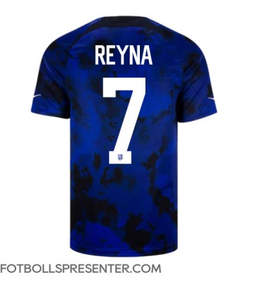 Förenta staterna Giovanni Reyna #7 Borta Matchtröja VM 2022 Kortärmad